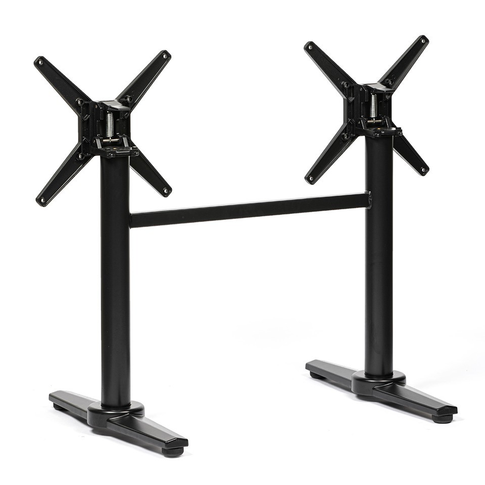 2 twin leg aluminum table bases suppliers